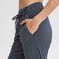 Loose Straight Sports Fitness Pocket Yoga Pants