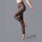 Brushed Printed High Waist Pants Yoga Leggings