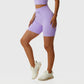 Candy Color Yoga Shorts Knit Fitness