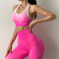 Two Piece Seamless Yoga Women&