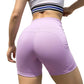 High waist hip yoga shorts women&