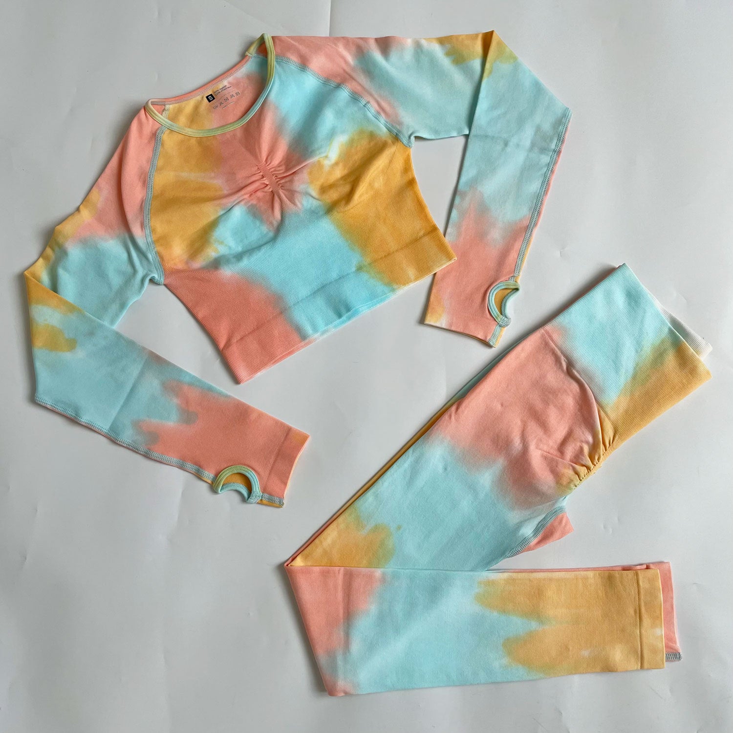 What is New Arrival Tie Dye Gradient Patterned Seamless Gym