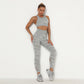 Mesh Camo Seamless Slim Fit Yoga Wear Tracksuit