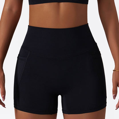 Quick Drying Tight Yoga Pants Pocket For Ventilation