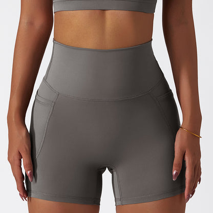 Quick Drying Tight Yoga Pants Pocket For Ventilation